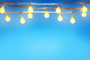 Renkli Noel ışıkları  