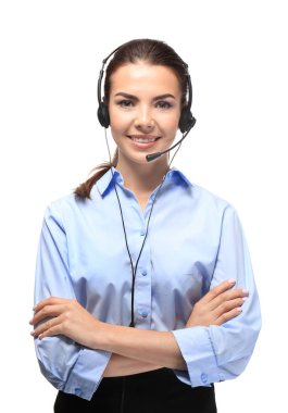 genç kadın resepsiyonist