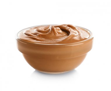 Krem fıstık ezmesi ile kase