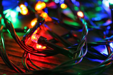 Işıklı Noel çelenk 