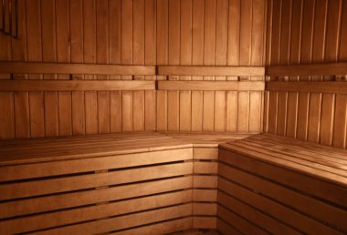 İç modern Sauna