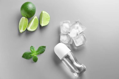 Deodorant ile kompozisyon 