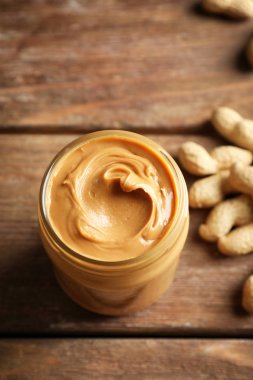 Cam Kavanoz krem fıstık ezmesi ile 