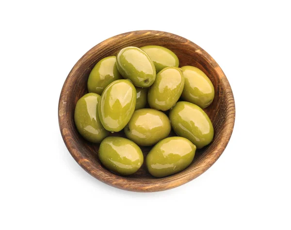 Ciotola con olive in scatola — Foto Stock