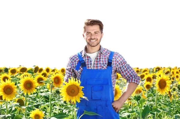 Jovem agricultor masculino — Fotografia de Stock