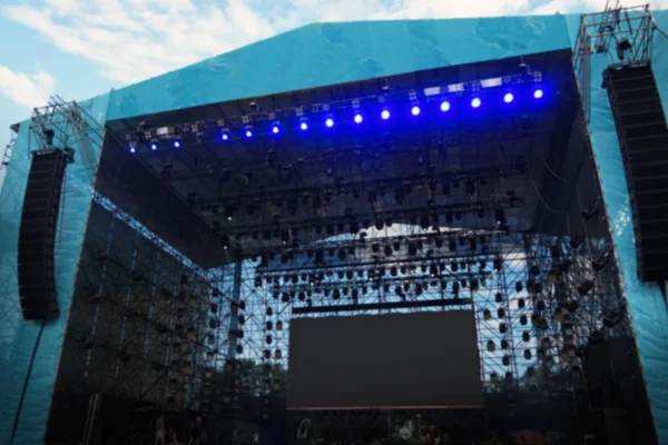 Open air stage illumination — Stock Photo, Image