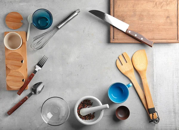 Mutfak gereçleri ile kompozisyon 