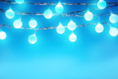 Renkli Noel ışıkları  