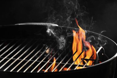 Alev ile boş ızgara