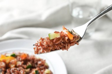 lezzetli kahverengi pirinç  