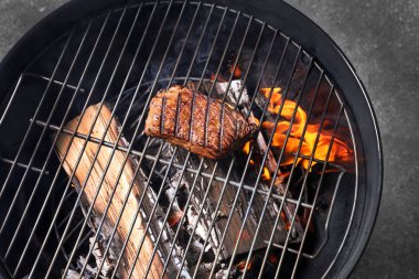 Lezzetli pişmiş et 