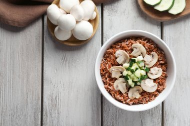 lezzetli kahverengi pirinç  