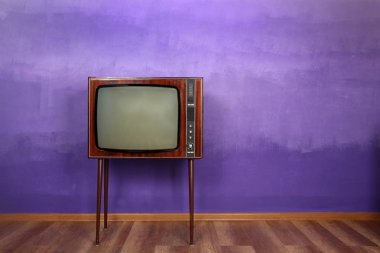 Retro Tv renk duvar 