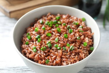 lezzetli kahverengi pirinç  