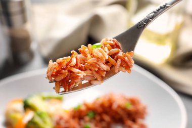 lezzetli kahverengi pirinç  