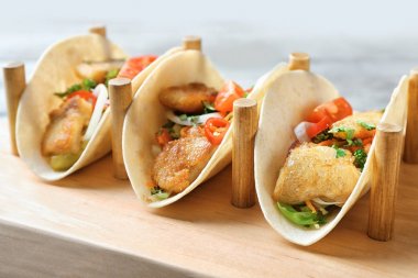 Lezzetli balık tacos