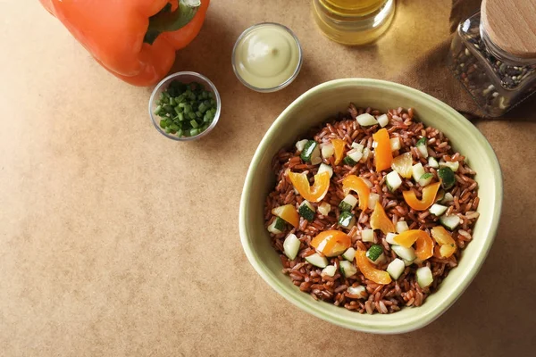 lezzetli kahverengi pirinç  