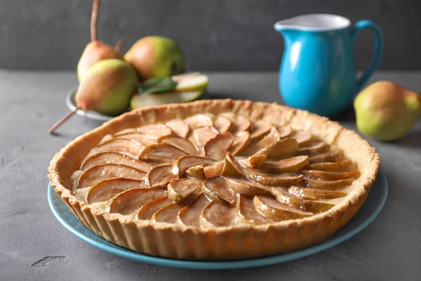 Torta de pêra saborosa — Fotografia de Stock