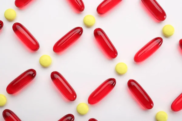 Composition with colorful pills — Stock Photo, Image