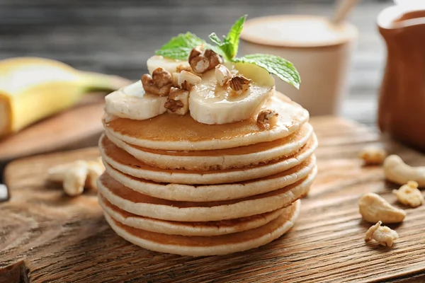 Yummy bananen pannenkoeken — Stockfoto