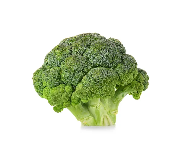 Friss brokkoli, fehér — Stock Fotó