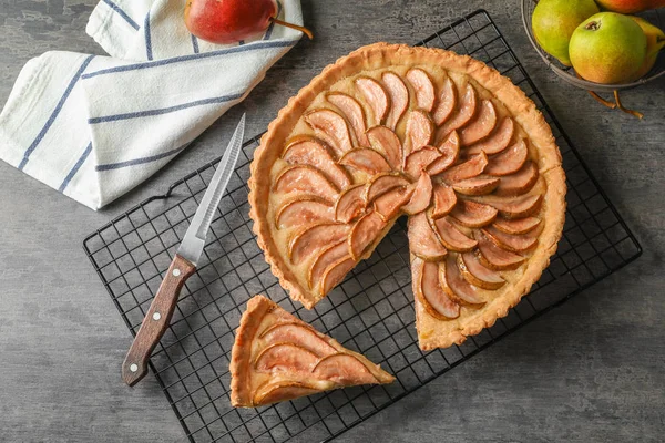 Torta de pêra saborosa — Fotografia de Stock