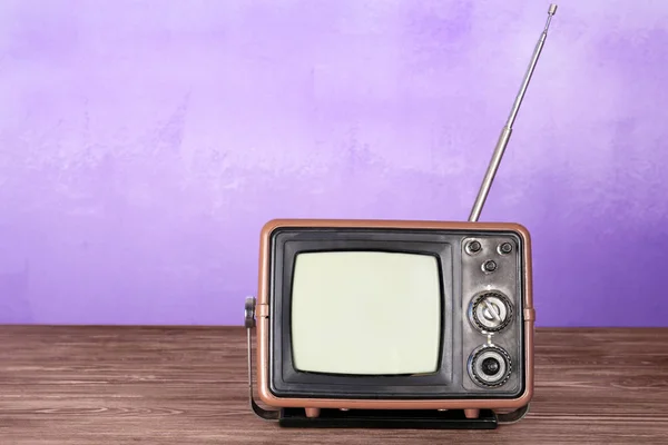 Retro Tv na kolor — Zdjęcie stockowe