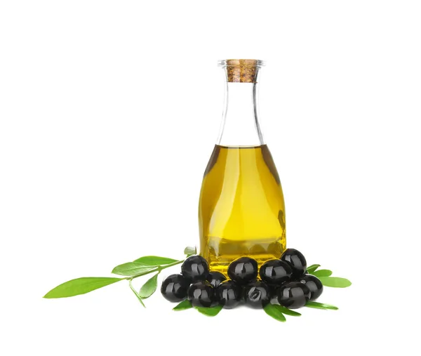 Bottle with olive oil — Stock Photo, Image