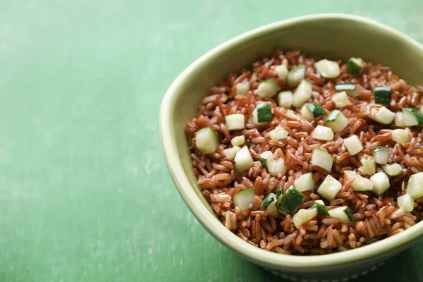 Smaczny brązowy ryż — Zdjęcie stockowe