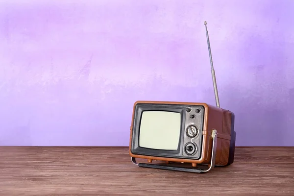 Retro TV en color — Foto de Stock