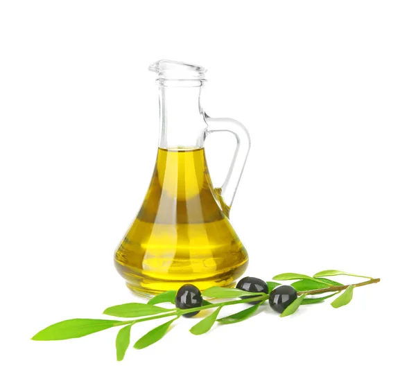 Jarra con aceite de oliva — Foto de Stock