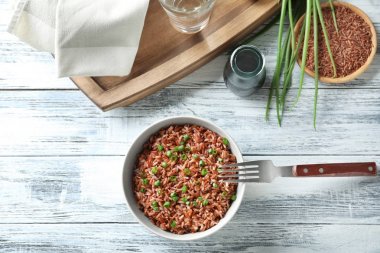 lezzetli kahverengi pirinç  