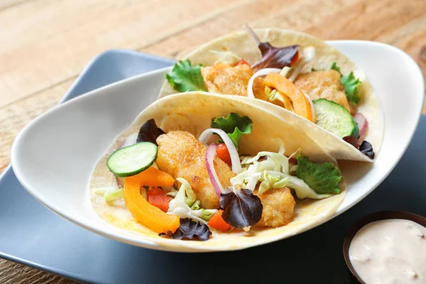 Lezzetli balık tacos