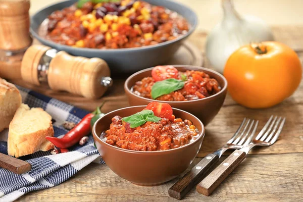 Delicious chili con carne
