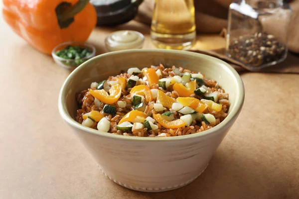 lezzetli kahverengi pirinç  