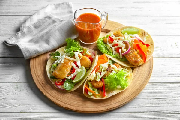 Lezzetli balık tacos