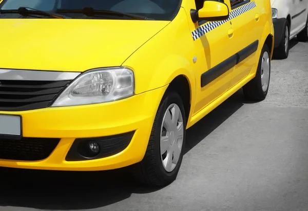 Taxi jaune cabine — Photo