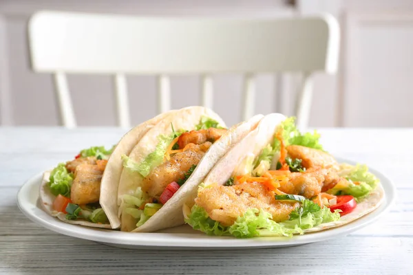 Deliciosos tacos de peixe — Fotografia de Stock