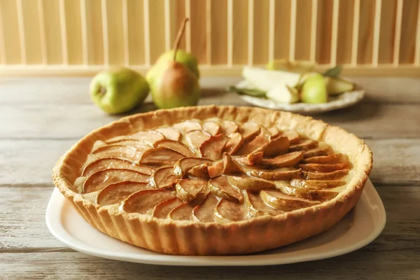 Lekkere peren taart — Stockfoto