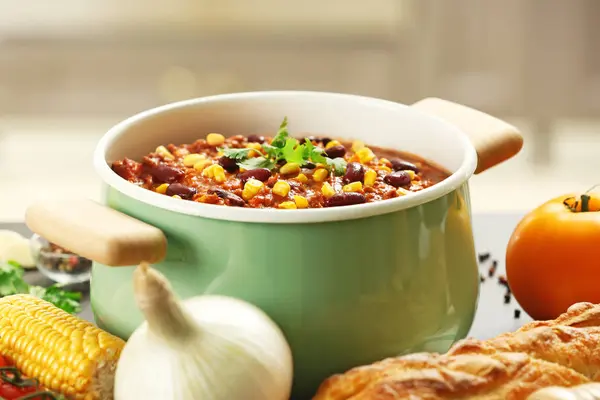 Delicious chili con carne — Stockfoto