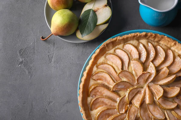 Torta de pêra saborosa — Fotografia de Stock