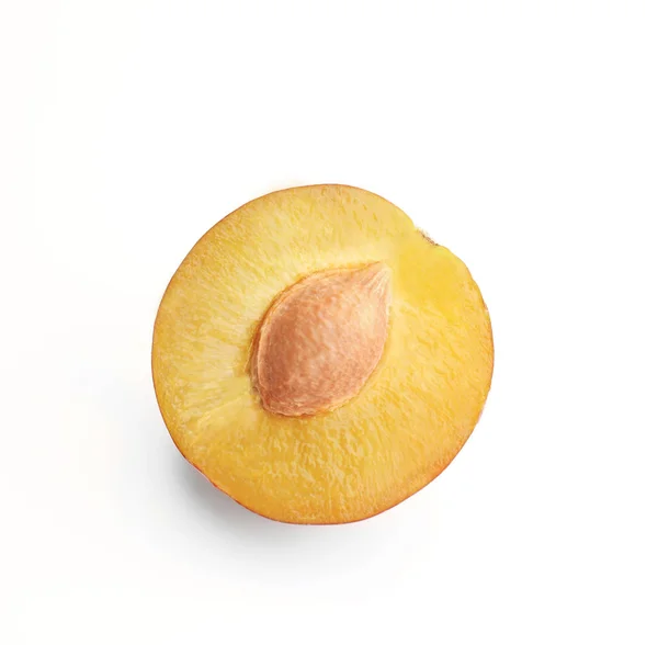 Half of ripe plum — Stock Photo, Image