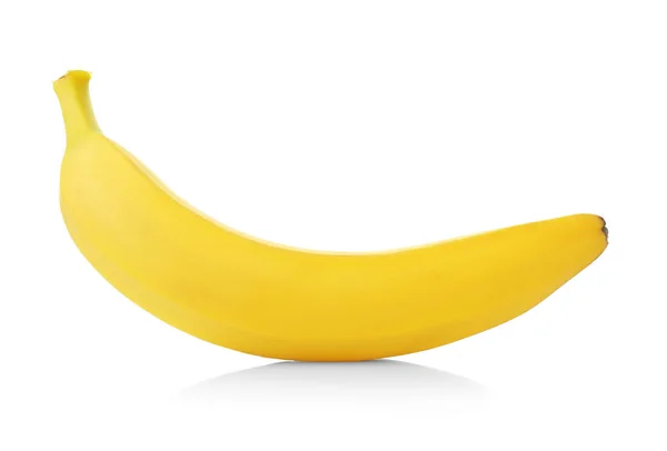 Μπανάνα, απομονωμένα σε λευκό — Φωτογραφία Αρχείου