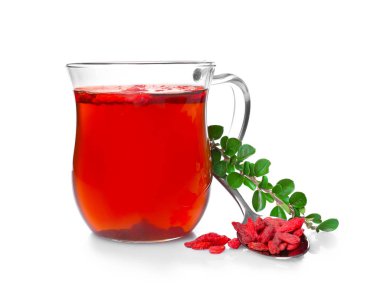 Goji çay ile kompozisyon 