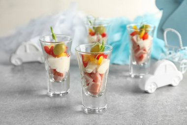  meze bebek duş için