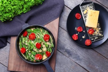 lezzetli yeşil fasulye güveç