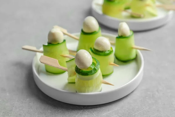 Deliciosos rollos para fiesta de la ducha del bebé —  Fotos de Stock