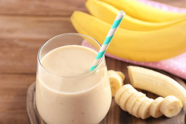 Pysznego banana smoothie — Zdjęcie stockowe