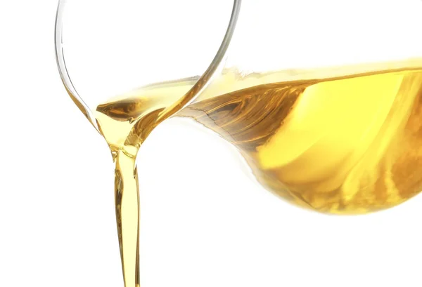 Pouring cooking oil — Stock Photo, Image
