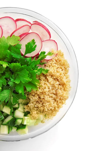 奎奴亚藜的蔬菜沙拉 — 图库照片